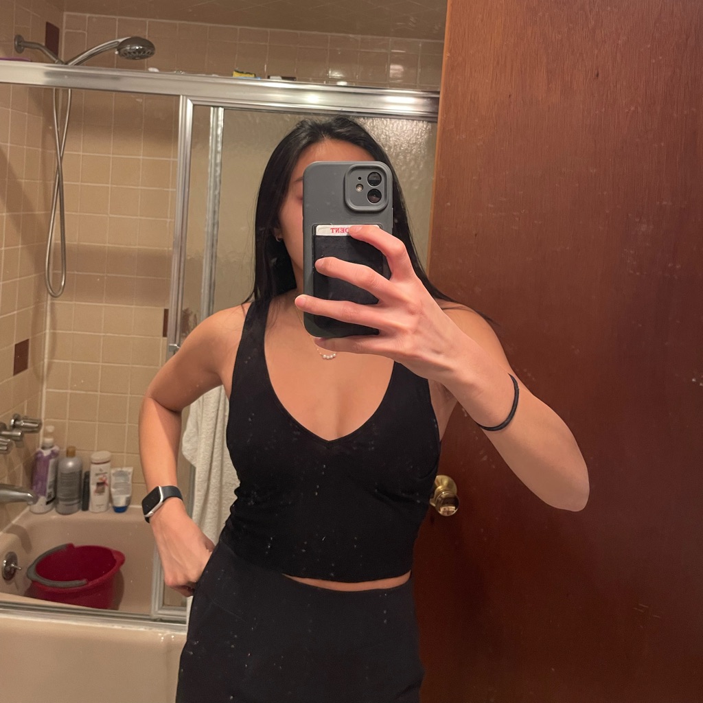 Basic V-Neck Crop Top